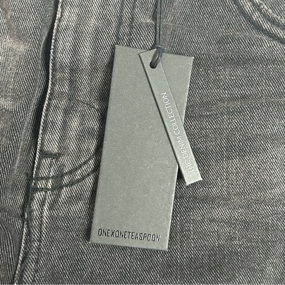 NWT One Teaspoon Super High Rise Freebirds Rigid Skinny Leg Denim Jeans - Picture 12 of 15
